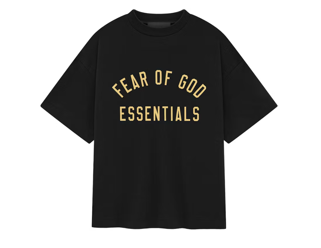 Fear of God Essentials Jersey Crewneck Tee Black