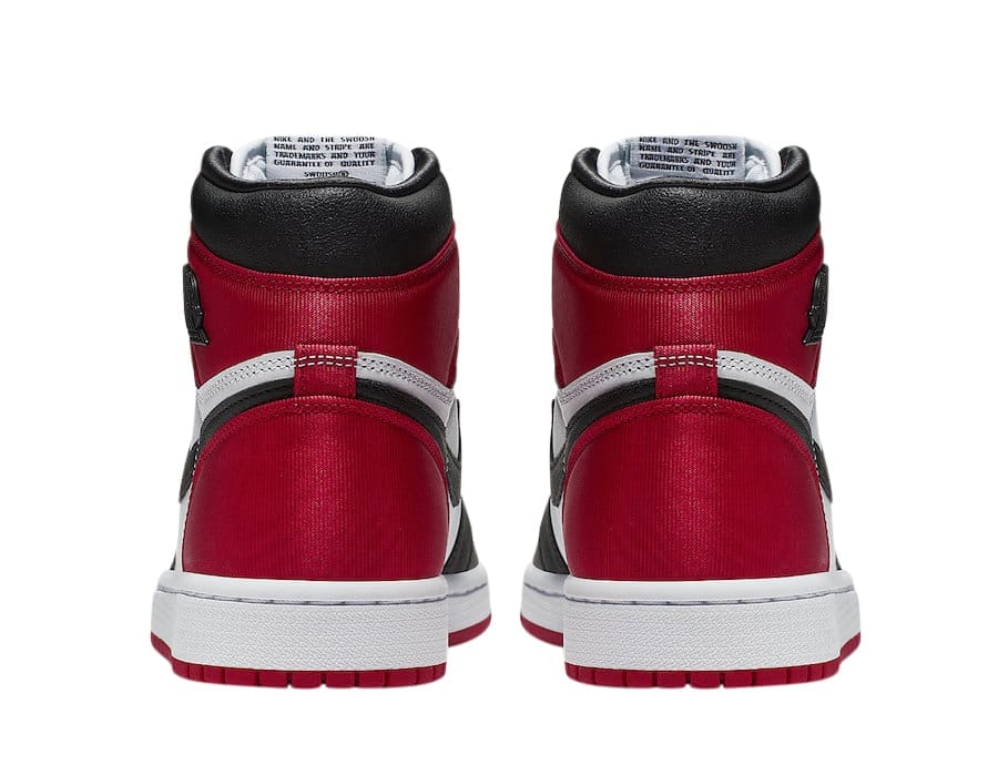 Jordan 1 Retro High Satin Black Toe (W)