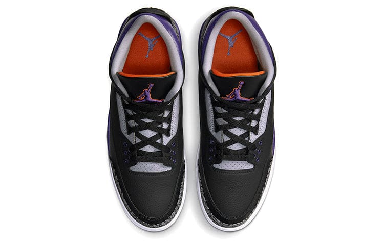 Jordan 3 Retro Black Court Purple