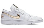 Jordan 1 Low SE White Metallic Gold