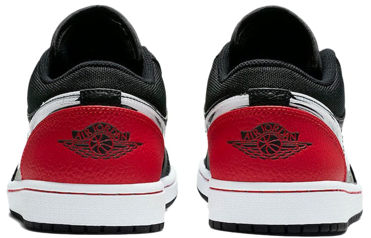 Jordan 1 Low ‘Brushstroke Swoosh – Black Red’