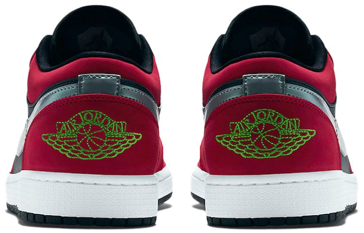 Jordan 1 Low ‘Gym Red Green Pulse’ Black/Green Pulse-Gym Red 553558-036